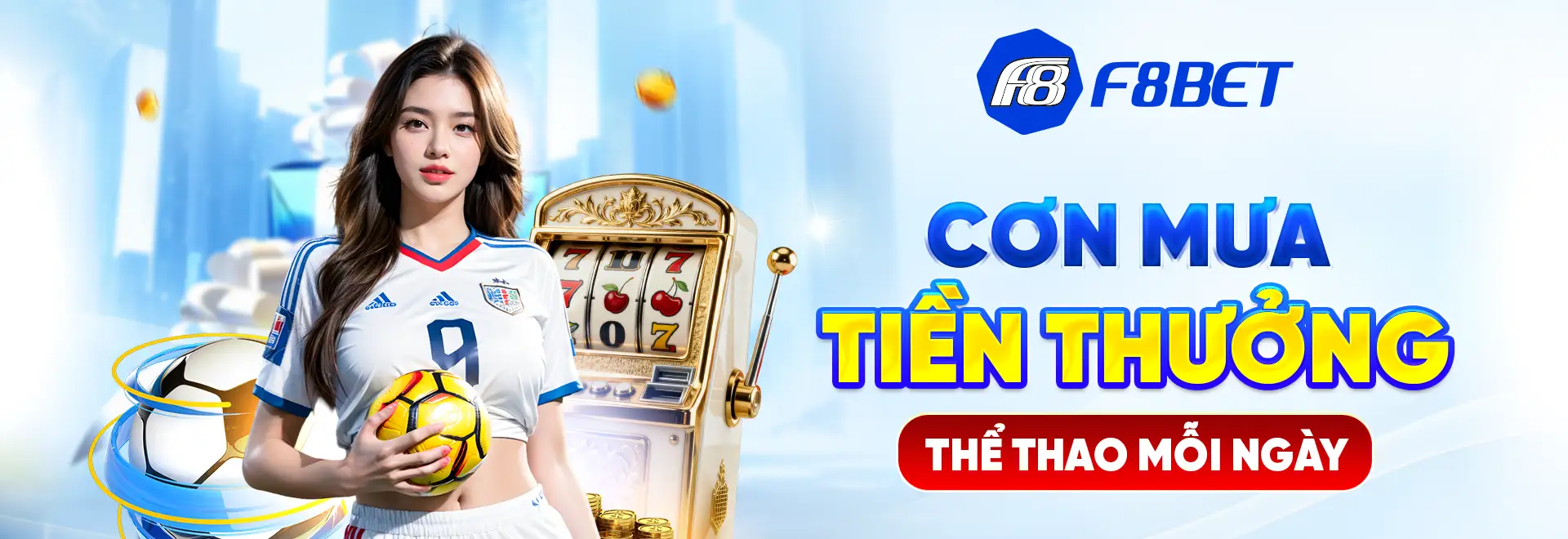 Banner F8Bet về slot, nổ hũ và nội dung cập nhật